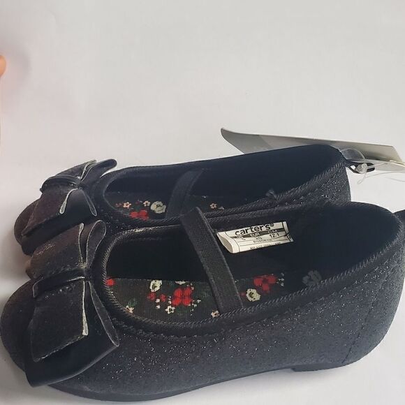 Carters toddler girls size 5 glitter dress shoes - Picture 4 of 8
